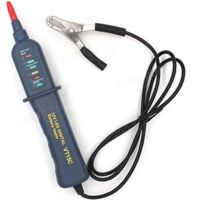 Testeur de batterie de voiture - 12 volts - Avec indicateur LED et pince alligator