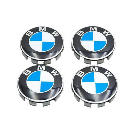 Convient pour enjoliveur BMW 56 mm cache-moyeu de voiture cache-moyeu central bleu et blanc étiquette de cache-moyeu central de pneu