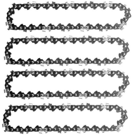 4PCS 4 Pouces Mini Tronçonneuse ÉLectrique Sans Fil Chaîne De Scie À Chaîne Pour La Coupe Du Bois Branches D'arbres ÉLagage Cour Jardinage