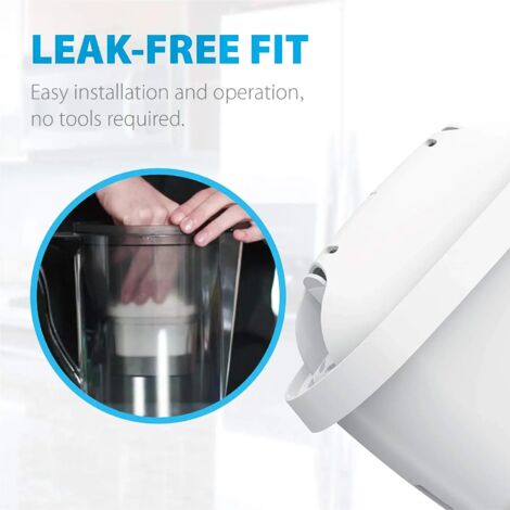 Lot de 8 filtres à eau pour bouteilles filtrantes Brita Fill and Go