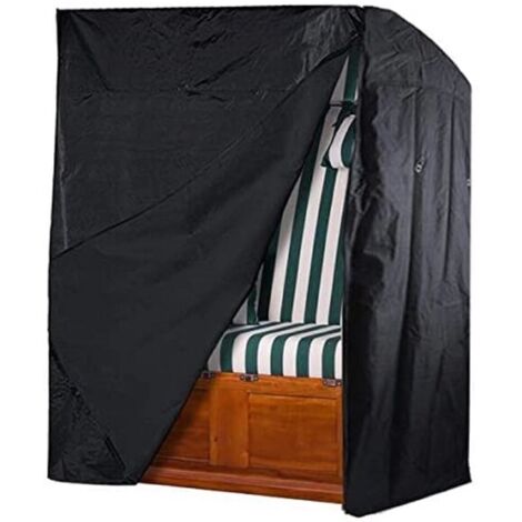 Langray – Housse de protection imperméable pour fauteuil-cabine de plage 135 x 105 x 175 cm – Tissu Oxford 210D résistant aux UV – Cordon de serrage pour maintien (1/5)