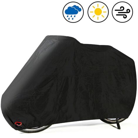 Langray – Housse de protection waterproof pour vélo jusqu'à 29 pouces – Polyester enduit résistant à la déchirure – 110x200x70 cm – Installation facile