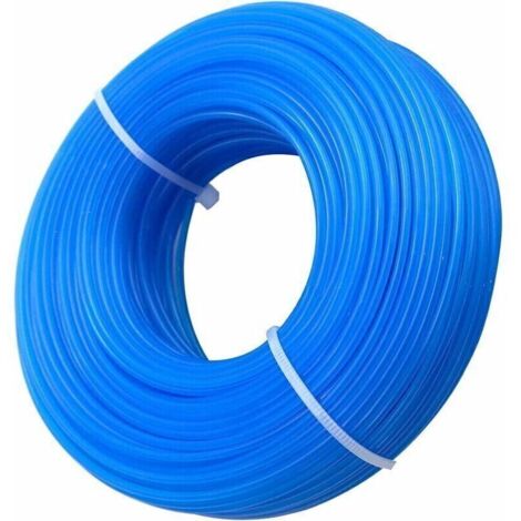 Bobine de Fil Rond en Nylon pour Coupe-Bordure débroussailleuse Diamètre 1,6 mm Longueur 100 m, Fil de Coupe de Remplacement Ligne de Trimmer..DEBUNS