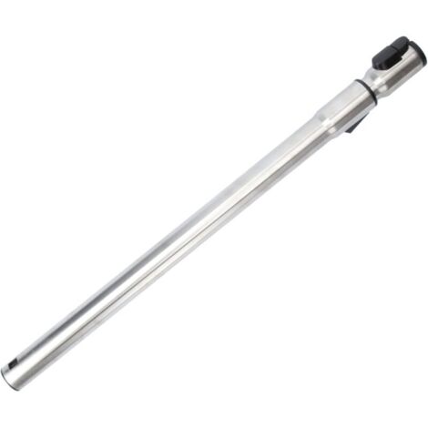Tube télescopique compatible avec tous les aspirateurs Miele (par exemple S2, S4, S5, S6, S8, C1, C2, C3), en acier inoxydable, avec fonction clic. (1/5)