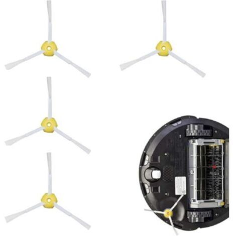 4 pièces brosses latérales rechange pour iRobot 800 900 Series 850 860 870871880 890 960 980 aspirateur robot Accessoires (1/5)