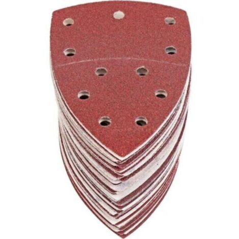 60 Feuilles Abrasives Triangles Papier Poncage Triangulaire Ponceuse Mouse Delta, 105 x152 mm, Grain P40/60/80/120/180/240,