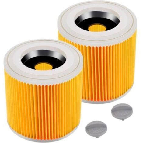 Filtres à cartouche pour Kärcher Premium WD series WD2 WD3 WD3P A2004 MV2 MV3 - Filtre de rechange pour Kärcher aspirateurs humides et secs 6.414-552.0/64145520 (WD3-2P) (1/5)
