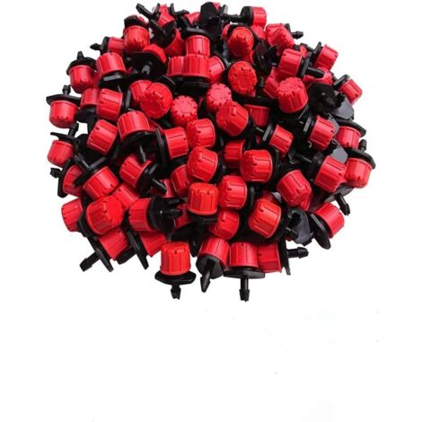 100pcs Micro Buses de Gicleurs, Irrigation Réglable pour Arrosage et Brumisation dans le Jardin (1/4)