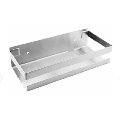 Etagère et rangement de douche,Meubles de salle de bain en acier inoxydable couleur argent