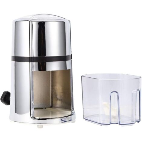 Broyeur à Glace Manuel, Concasseur à Glace Portable avec Lame en Acier Inoxydable (1/4)