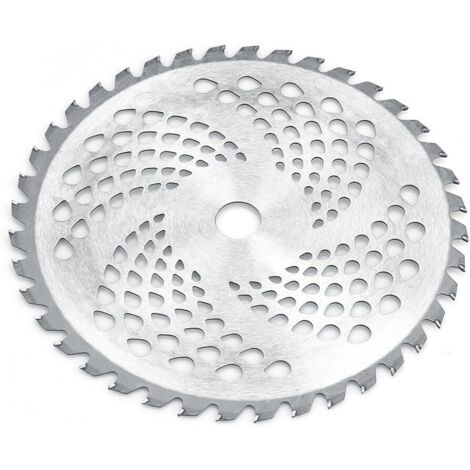 10 Pouces Lame de Scie à Bois Circulaire 40 Dents 25,4 Mm avec Pointe de Carbure Disques de Roue Jardin Herbe Brosse Strimmer Trimmer Weed Outil de Puissance