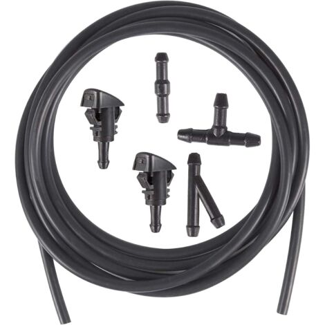 2 Buses de Pulvérisation de Lave-Glace, Compatibles avec Dodge, Jeep, Ram, Tuyau de Fluide Inclus