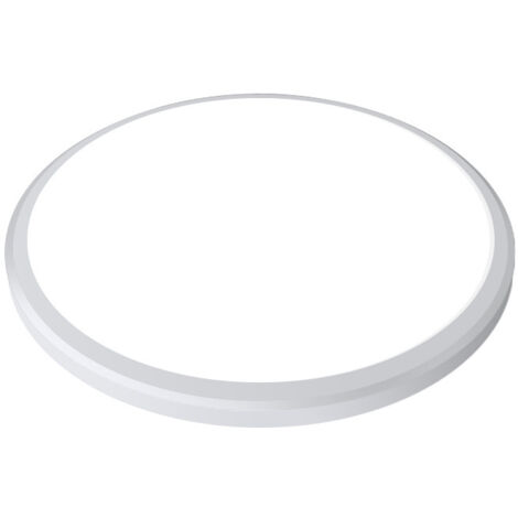 Plafonnier LED φ400mm-36w Boîtier blanc + lumière blanche Plafonnier, étanche IP54, Plafonnier rond, Salle de bain Chambre à coucher Balcon Cuisine Salon (1/5)