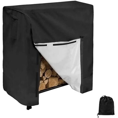 Support à Bois de Chauffage avec Couvercle Grande Capacité Extérieur Porte-bûches de Cheminée avec étanche 420D Oxford Couvercle de Support de Bûches Stockage de Bois de Chauffage 222642 inches (1/3)