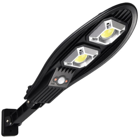 Luces de calle solares para exteriores, 60 luces LED con sensor de movimiento sin control remoto, modo de 3 sensores, IP65 a prueba de agua, luces de pared de seguridad con energía solar para (1/5)