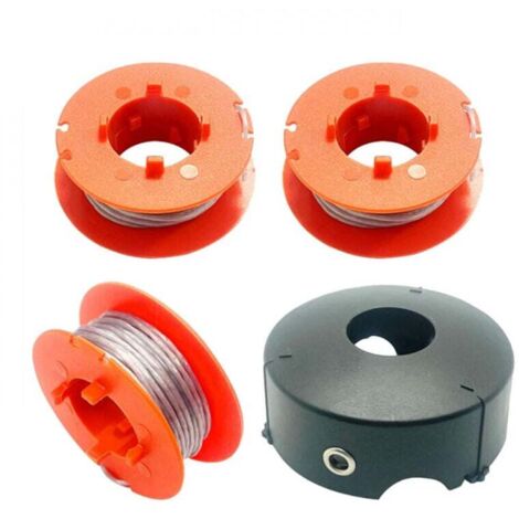 Accessoire pour coupe-bordure , Bobine de fil pour débroussailleuse Bosch pour débroussailleuse ART 23 26 30 Commitrim Easytrim 8 m F016800175 (3 bobines + 1 capuchon) (1/6)