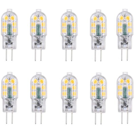 Ampoule LED G4 3W 12V – Équivalent 20W halogène – Blanc froid 6000K – 200Lm – Angle de faisceau 360° – Pack de 10 – Versaillesfr (1/5)