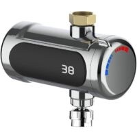 Chauffe-Eau Électrique Instantané De Robinet, Robinet Électrique Avec Affichage De La Température À Led, Chauffe-Eau De Robinet , Mini Chauffe-Eau
