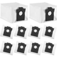 10 Sacs pour aspirateur Dreame L40 X40 X50 Ultra Complete / D10 Plus Gen 2 / L10s Ultra Gen 2 / L10s Pro Ultra Heat/ L10s Plus Accessoires Pour Aspiratrice De Rechange,3,2l grande capacité