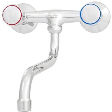 ROBINET DE LAVABO MURAL AVEC BEC TYPE S - H/BC-11-FOS