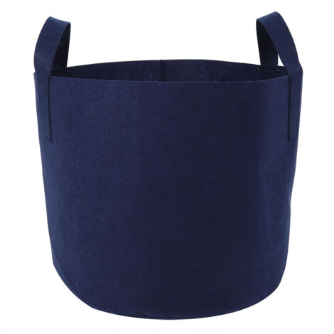 grand pot de rangement portable dégradable et respirant, pochette pour plantes, pot rond, sac de culture pour légumes (l) (1/5)