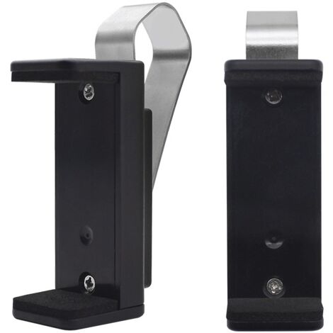 2 supports de rangement métalliques pour télécommandes d'ouvre-porte de garage, compatibles avec les télécommandes de 1,77 à 2,55 pouces. (1/5)