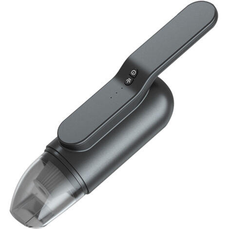 Mini aspirateur sans fil à main avec support, charge rapide 2 heures via USB-C, utilisation simplifiée, aspiration efficace de la poussière, aspirateur compact, idéal pour la maison, le bureau et la c (1/5)