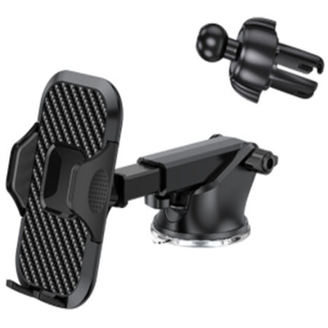 Support de téléphone portable pour voiture, ventouse 100% compatible avec tous les smartphones, tableau de bord et pare-brise