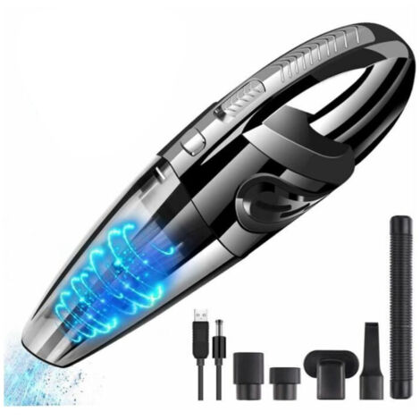 Aspirateur à main sans fil, aspirateur de voiture 3200 Pa, puissance 120 W, rechargeable par USB (1/5)