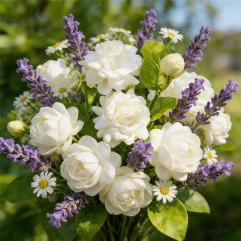 Garten-Samenkit – Lavendel, Kamille und Doppel-Jasmin (3400 Stück), Nicht-GVO, Ideal als Natur- und Garten-Geschenk