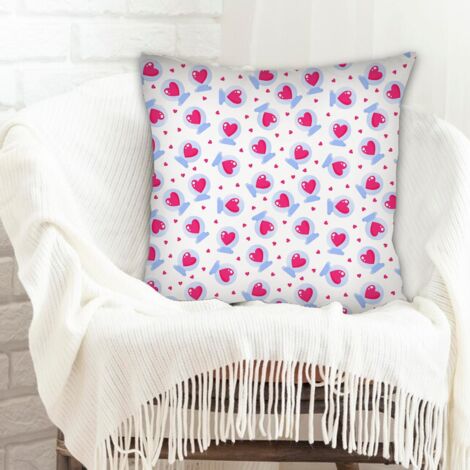 Housse de coussin carréefermeture à glissière pour petit ami, mari, fiançailles couples (1/5)