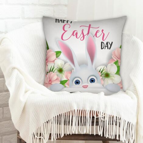 Housse de coussin carréefermeture à glissière pour canapé chambre salon décoration de la saint-valentin (1/5)