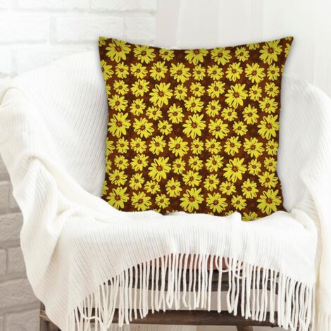 Housse de coussin carréedurable pour canapé chambre salon décoration de la saint-valentin (1/5)