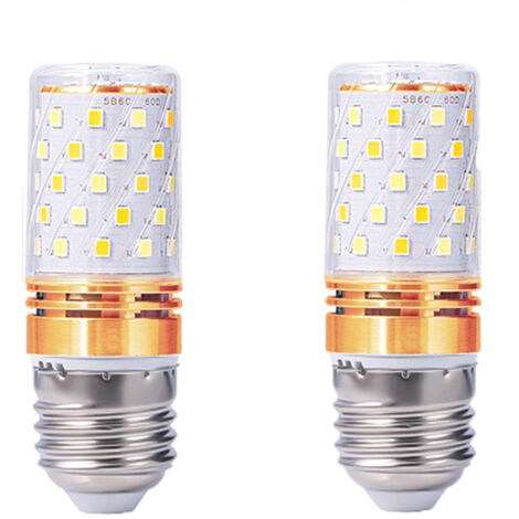 Lampadine LED E27 2 pezzi – 12W – 6000K luce bianca – 100 lm/W – Ufficio, comodino e lampade da tavolo (1/5)