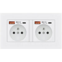 Presa con USB Tipo C 20W Ricarica Rapida 16A – Presa Incasso
