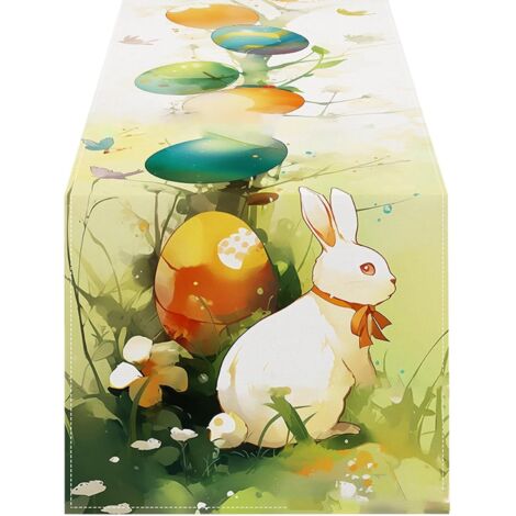Runner Tavola Pasqua 33x183cm – Uova Decorazioni Primavera Cucina & Sala (1/4)