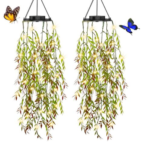 Luces Solares Jardín 2pcs – Lámparas LED Impermeables Decoración Exterior