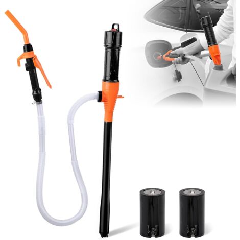 Pompe De Transfert De Liquide Alimentée Par Batterie Pompe Électrique Portative à Siphon De Liquide Pompe Portative Polyvalente à Réservoir De Poisson à Carburant, Eau Et Gaz, 9.8 L/Min
