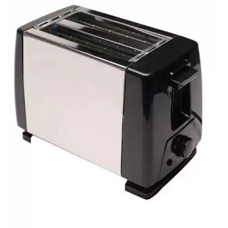 Crea – Grille-pain 2 tranches à fentes larges – Prise UE 220 V – Fente de centrage automatique – Ramasse-miettes amovible – Usage domestique