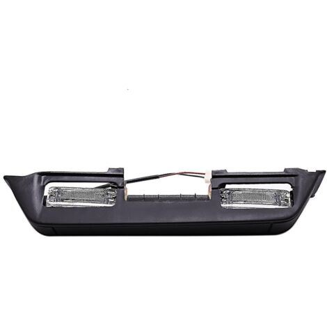 Crea – Lumière de plaque d'immatriculation arrière Mitsubishi Pajero – Plastique noir – Installation simple – Éclairage LED haute fiabilité
