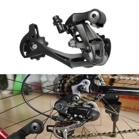 Crea – Dérailleur arrière 9 vitesses RD-M390 – Conception à large connexion pour changement de vitesse précis – Compatible VTT et modèles pliants (1/5)