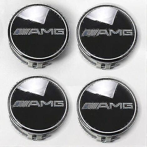 Black Amg Hubcap Car Hubcaps Mercedes- Tyre Labels