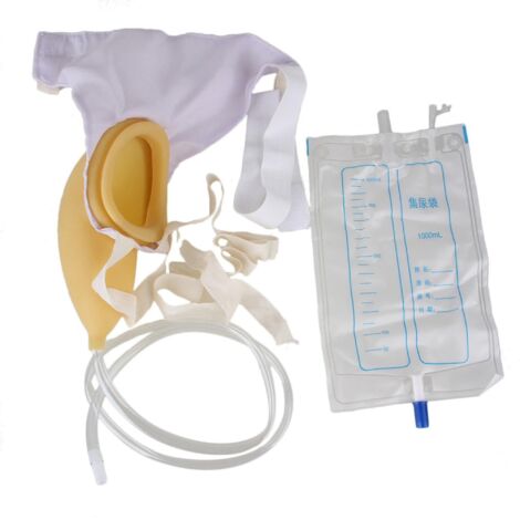 Sac d'urine Bt-4 pour collecteur d'urine masculin avec sac de rangement de 1000 ml