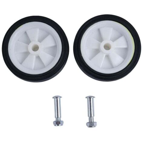 Alovez – Lot de 2 roulettes pour compresseurs d'air – Diamètre 15,7 cm – Absorption des chocs – Antidérapantes et silencieuses