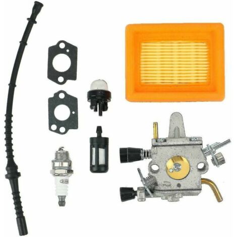 Dpzo – Carburateur Stihl FS400 FS450 FS480 – Filtre à air et carburant inclus – Remplace 41281200651 et ZAMA C1Q-S34H – Accessoire débroussailleuse