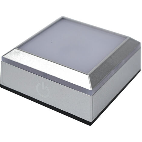 CREA – support d'exposition à Base de lumière Led, plaque d'affichage avec interrupteur tactile sensible pour Laser 3d, verre de cristal, Art (1/4)