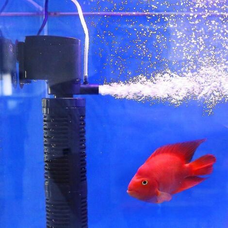 Crea – Filtre à eau submersible pour aquarium – Pompe silencieuse 5W – Débit max 400L/H – Purificateur et aérateur intégré - CREA 3 IN (1/3)
