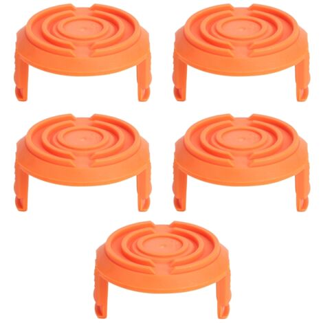Eosnow Lot de 5 couvercles de capuchon de bobine de coupe-herbe pour coupe-bordures Worx WA0010