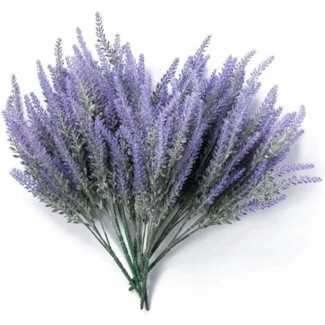 GABRIELLE Plante artificielle,Lavande Artificielles/ Fleur Artificielle 38 cm   4 PCS