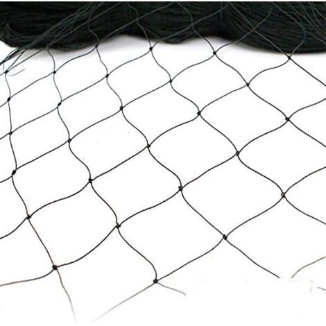 Filet Anti Oiseaux Filet Poules pour Protection Jardin Plantes Arbre,157.5m,noir